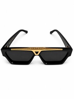 Louis Vuitton 1.1 Evidence Sunglasses Black and Gold